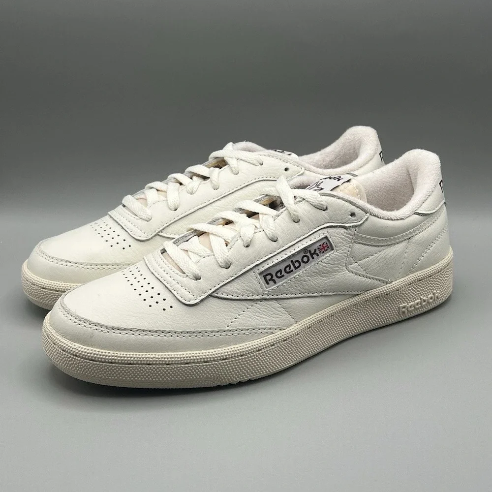 Reebok Club C 85 Vintage Chalk Brown Retro Shoes - Men's Size 8.5 NEW